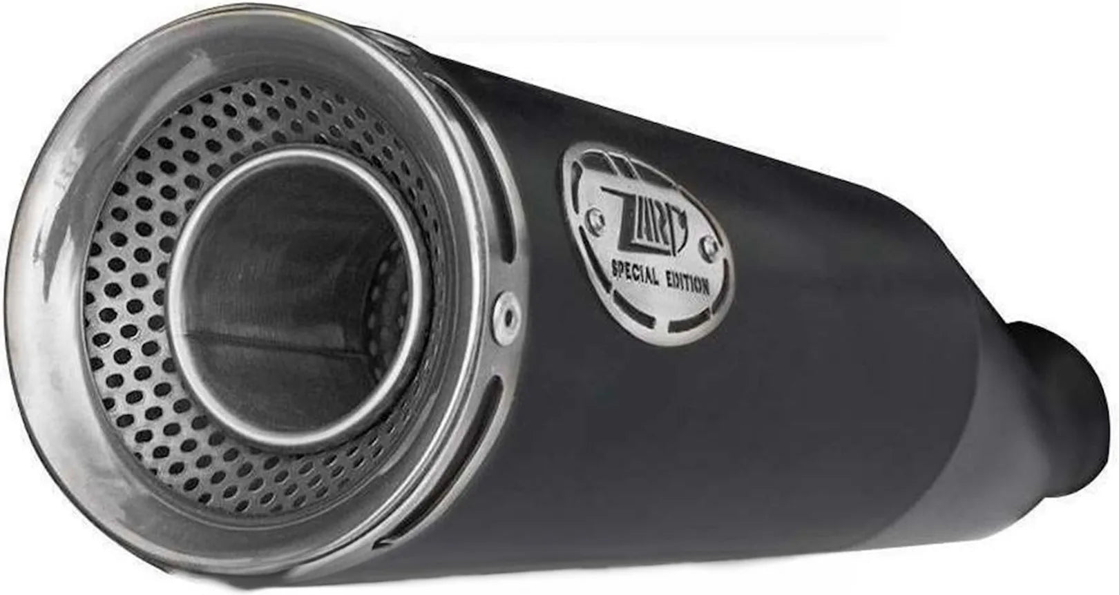 Tubo De Escape Sin Homologación Acústica Zuma Acero Negro Copa Aluminio - Zard Compatible Con Ducati Scrambler 800 Desert Sled (2021-2022)