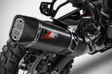 Tubo De Escape Sin Homologación Acústica Acero Negro Copa Carbono - Zard Compatible Con Harley-Davidson Pan America 1250 (2020-2023)
