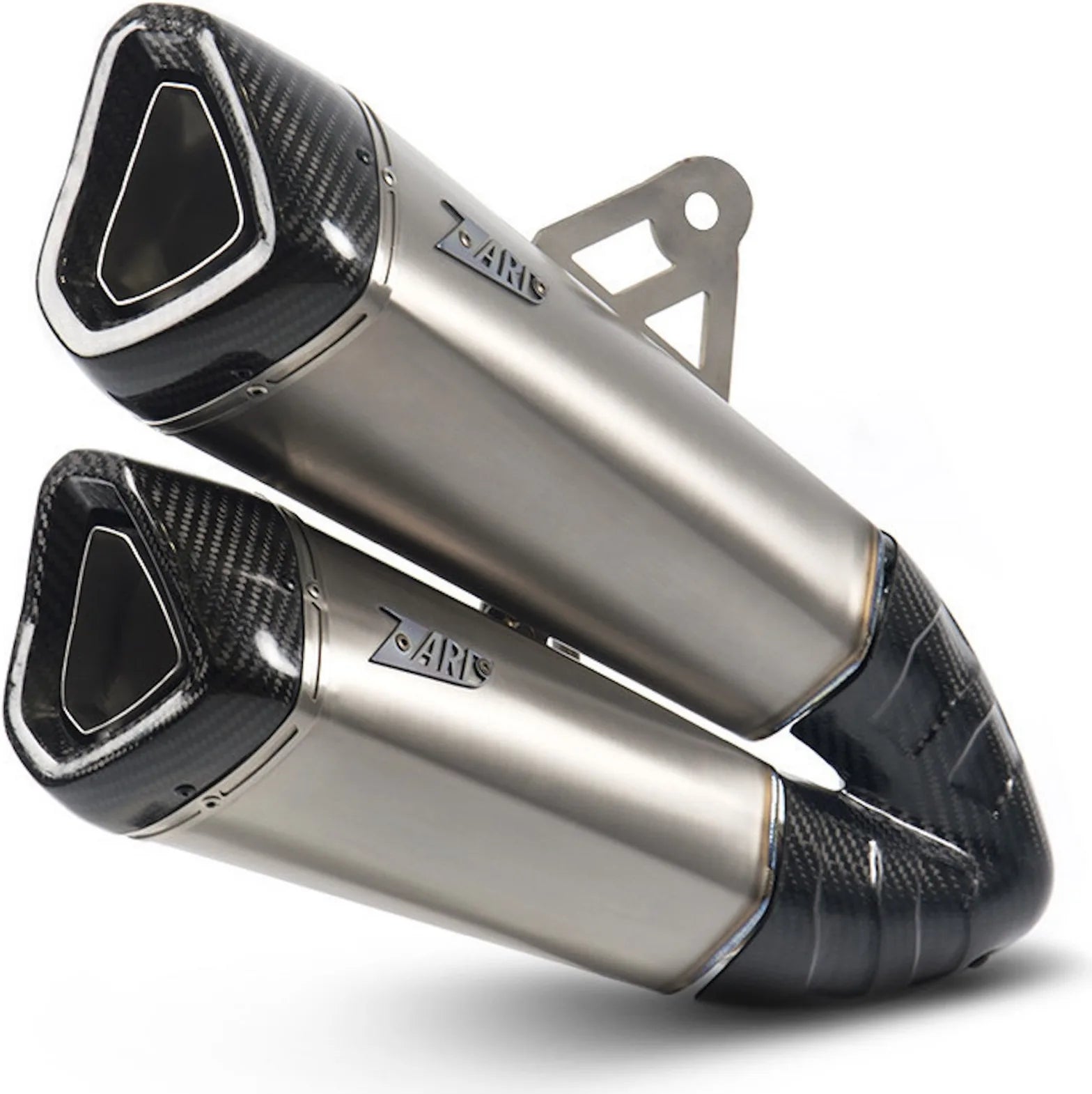 Tubo De Escape Sin Homologación Acústica Titano Copa Carbono - Zard Compatible Con Indian Motorcycle Ftr 1200 (2018-2020)