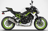 Sistema De Escape Completo Sin Catalizador Y Sin Homologación Acústica Titano Copa Carbono - Zard Compatible Con Kawasaki Z 900 A2 (2020-2023)