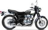 Sistema De Escape Completo Sin Catalizador Y Sin Homologación Acústica Cross Acero - Zard Compatible Con Kawasaki W 800 (2010-2017)