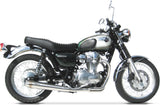 Sistema De Escape Completo Sin Catalizador Y Sin Homologación Acústica Conical Acero Polish - Zard Compatible Con Kawasaki W 800 (2010-2017)