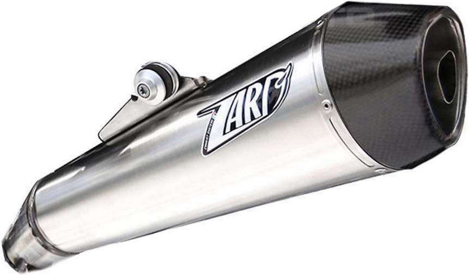 Exhaust Tip Without Sound Certification Conical Stainless Steel Endcap Aluminium - Zard Compatible With Moto Guzzi Norge (2006-2010)