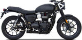 Exhaust Tip Without Sound Certification Steel Black - Zard Compatible With Triumph Speed Twin 900 (2021-2023)