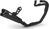 Sistema De Escape Completo Sin Catalizador Y Sin Homologación Acústica Acero Negro Copa Carbono - Zard Compatible Con Triumph Scrambler 1200 (2019-2023)