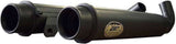 Exhaust Tip Without Sound Certification Steel Black - Zard Compatible With Triumph Street Twin 900 (2016-2020)