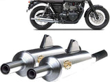 Tubo De Escape Sin Homologación Acústica Bottle Acero - Zard Compatible Con Triumph Bonneville T100 (2016-2020)