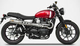 Sistema De Escape Completo Sin Catalizador Y Sin Homologación Acústica Zuma High Acero - Zard Compatible Con Triumph Speed Twin 900 (2020-2023)