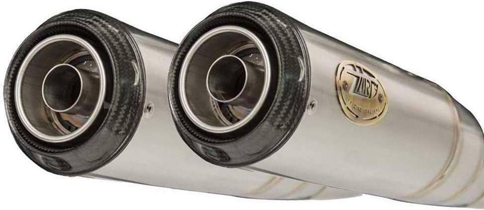 Exhaust Tip Without Sound Certification Conical Stainless Steel - Zard Compatible With Triumph Speed Twin 1200 (2019-2023)
