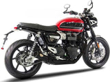 Sistema De Escape Completo Sin Catalizador Y Sin Homologación Acústica Sp Acero - Zard Compatible Con Triumph Thruxton 1200 R Rs (2021-2023)