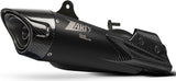 Exhaust Tip Without Sound Certification Steel Black Endcap Carbon - Zard Compatible With Triumph Street Triple 765 (2020-2022)