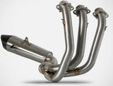 Sistema De Escape Completo Sin Catalizador Y Sin Homologación Acústica Acero Copa Carbono - Zard Compatible Con Triumph Tiger 660 Sport (2021-2023)
