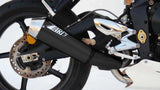 Tubo De Escape Sin Homologación Acústica Acero Negro - Zard Compatible Con Triumph Street Triple 675 (2007-2012)