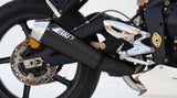 Sistema De Escape Completo Sin Catalizador Y Sin Homologación Acústica Conical Titano Negro - Zard Compatible Con Yamaha T-Max 500 (2008-2011)