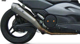 Sistema De Escape Completo Sin Catalizador Y Sin Homologación Acústica Conical Titano - Zard Compatible Con Yamaha T-Max 530 (2012-2014)