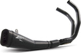 Sistema De Escape Completo Sin Catalizador Y Sin Homologación Acústica Acero Negro - Zard Compatible Con Yamaha Mt-07 (2014-2023)