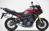 Sistema De Escape Completo Sin Catalizador Y Sin Homologación Acústica Acero Copa Carbono - Zard Compatible Con Yamaha Tracer 900 (2015-2016)