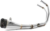 Sistema De Escape Completo Sin Catalizador Y Sin Homologación Acústica Acero Copa Carbono - Zard Compatible Con Yamaha R7 (2021-2023)