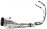 Sistema De Escape Completo Sin Catalizador Y Sin Homologación Acústica Acero - Zard Compatible Con Yamaha R7 (2021-2023)