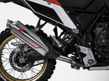 Tubo De Escape Sin Homologación Acústica Sabbia Acero - Zard Compatible Con Yamaha Ténéré 700 (2021-2023)