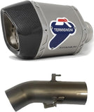 Tubo De Escape Sin Homologación Acústica Relevance D70 Titano Copa Carbono - Termignoni Compatible Con Honda Cbr 500 F - R - X (2019-2020)