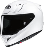 Casco Integral Para Moto Hjc Rpha 12 P.I.M. Evo (Carbon-Aramid/Fiberglass/Natural Fiber) Blanco Perlado Talla 11 Xxl
