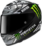 Casco Integral Para Moto Hjc Rpha 12 P.I.M. Evo (Carbon-Aramid/Fiberglass/Natural Fiber) Mc5 Quartararo Replica Talla 06 Xs