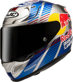 Casco Integral Para Moto Hjc Rpha 12 P.I.M. Evo (Carbon-Aramid/Fiberglass/Natural Fiber) Mc21 Red Bull Austin Gp 2 Talla 06 Xs