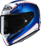 Casco Integral Para Moto Hjc Rpha 12 P.I.M. Evo (Carbon-Aramid/Fiberglass/Natural Fiber) Mc2 Respon Talla 09 L