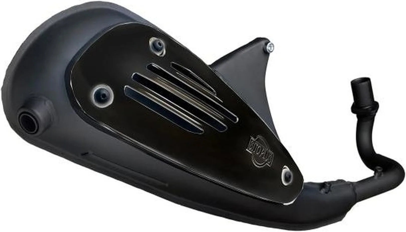Sistema De Escape Completo Sin Catalizador Y Sin Homologación Acústica Sitoplus Acero Negro - Leovince Compatible Con Piaggio Liberty 50 I Get 3V 4T (2018-2020)