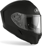 Casco Integral Para Moto Airoh Spark 2 - Sp211 Thermoplastic Hrt Negro Mate Color Talla S