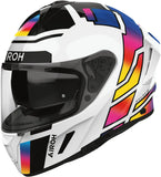 Casco Integral Para Moto Airoh Spark 2 - Sp2L38 Thermoplastic Hrt Arcoíris Gloss Lively Talla Xl