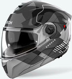 Casco Modular Para Moto Airoh Specktre - Specg16 Thermoplastic Hrt Gris Gloss Groove Talla L