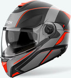 Casco Modular Para Moto Airoh Specktre - Specl32 Thermoplastic Hrt Naranja Mate Leaf Talla Xl