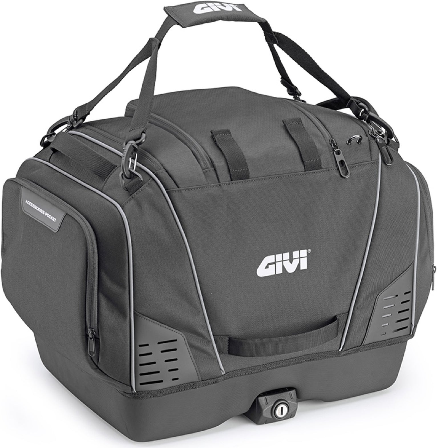 Monokey Animal Carrier Top Case - 33 Lt Nylon - Givi Compatible With Sym Max Sym 400 (2021-2024)