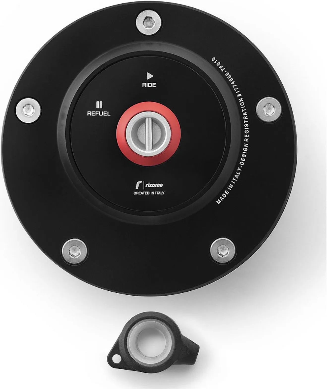 Tapone Depósito - Rizoma Compatible Con Kawasaki Z 1000 (2010-2013)