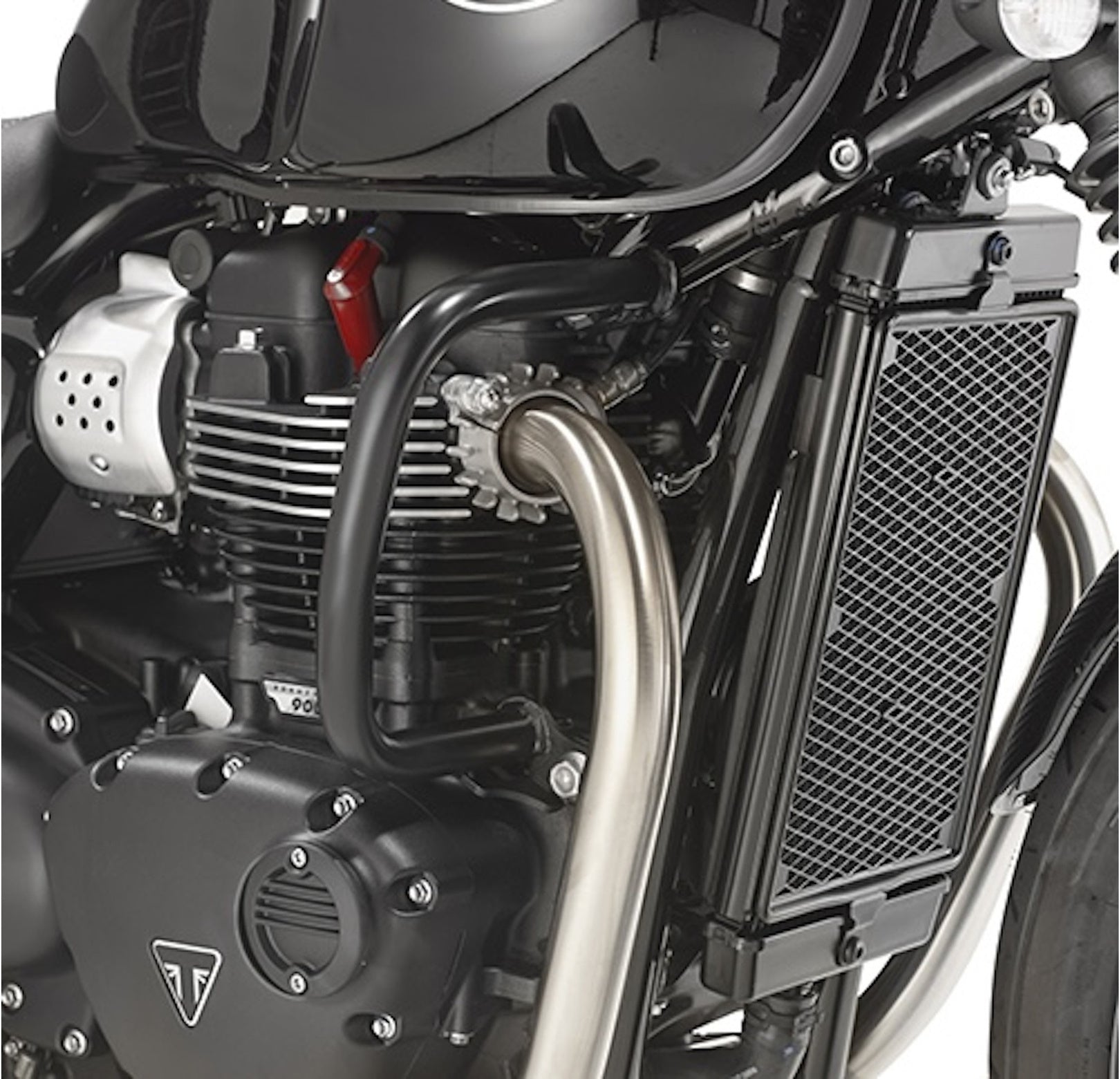 Black Engine Guard - Givi Compatible With Triumph Bonneville T100 (2017-2022)