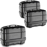 Trekker Black Top Case + Side Cases - 99 Lt Trekker Aluminium - Givi Compatible With Honda Nc 750 S - Dct (2014-2015)