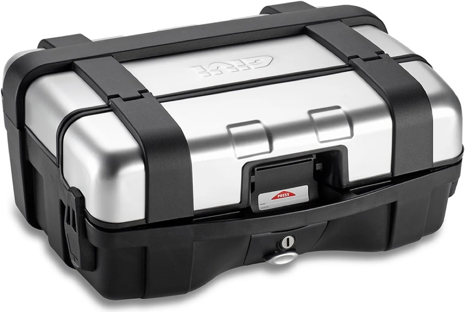 Baúl Monokey Trekker Aluminio 33 Lt Trekker Aluminio - Givi Compatible Con Yamaha T-Max 500 (2008-2011)
