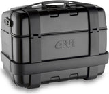 Monokey Trekker Black Aluminium Top Case - 46 Lt 6Kg Trekker Aluminium - Givi Compatible With Kawasaki Versys 1000 (2015-2016)