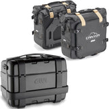 Baúl + Alforjas Laterales Trekker Canyon Negro 96 Lt Trekker Canyon Plastico - Givi Compatible Con Yamaha Mt-07 (2018-2020)
