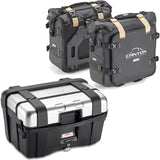 Baúl + Alforjas Laterales Trekker Canyon 96 Lt Trekker Canyon Plastico - Givi Compatible Con Honda Cb 650 R (2024)