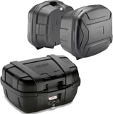 Baúl + Maletas Laterales Trekker Lite Negro 122 Lt Trekker Lite Plastico - Givi Compatible Con Honda Nc 750 X - Dct (2014-2015)