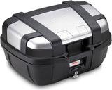 Monokey Trekker Aluminium Top Case - 52 Lt Trekker Aluminium - Givi Compatible With Super Soco Cpx (2021-2024)