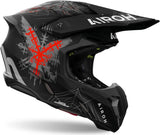 Casco Off-Road Para Moto Airoh Twist 3 - Tw3A35 Thermoplastic Hrt Mate Arcade Talla M