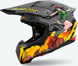Off-Road Motorcycle Helmet Airoh Twist 3 - Tw3Ad35 Thermoplastic Hrt Gloss Adventure Size Xl