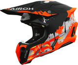 Casco Off-Road Para Moto Airoh Twist 3 - Tw3D35 Thermoplastic Hrt Mate Dirt Talla L