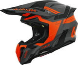 Casco Off-Road Para Moto Airoh Twist 3 - Tw3Di32 Thermoplastic Hrt Naranja Mate Dynasty Talla M
