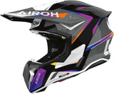 Off-Road Motorcycle Helmet Airoh Twist 3 - Tw3H38 Thermoplastic Hrt Gloss Hustle Size Xxl