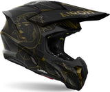 Casco Off-Road Para Moto Airoh Twist 3 - Tw3Tit35 Thermoplastic Hrt Titanio Mate Talla Xs